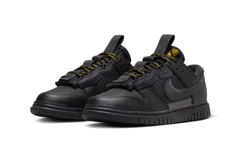 nike dunk low remastered black gold fb8894-001 release details
