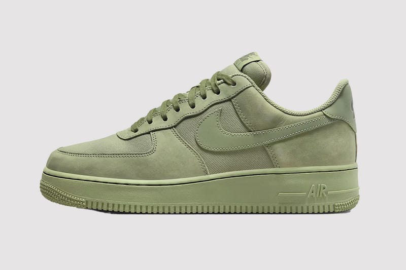 Nike's Air Force 1 Low Premium Lands in "Oil Green"