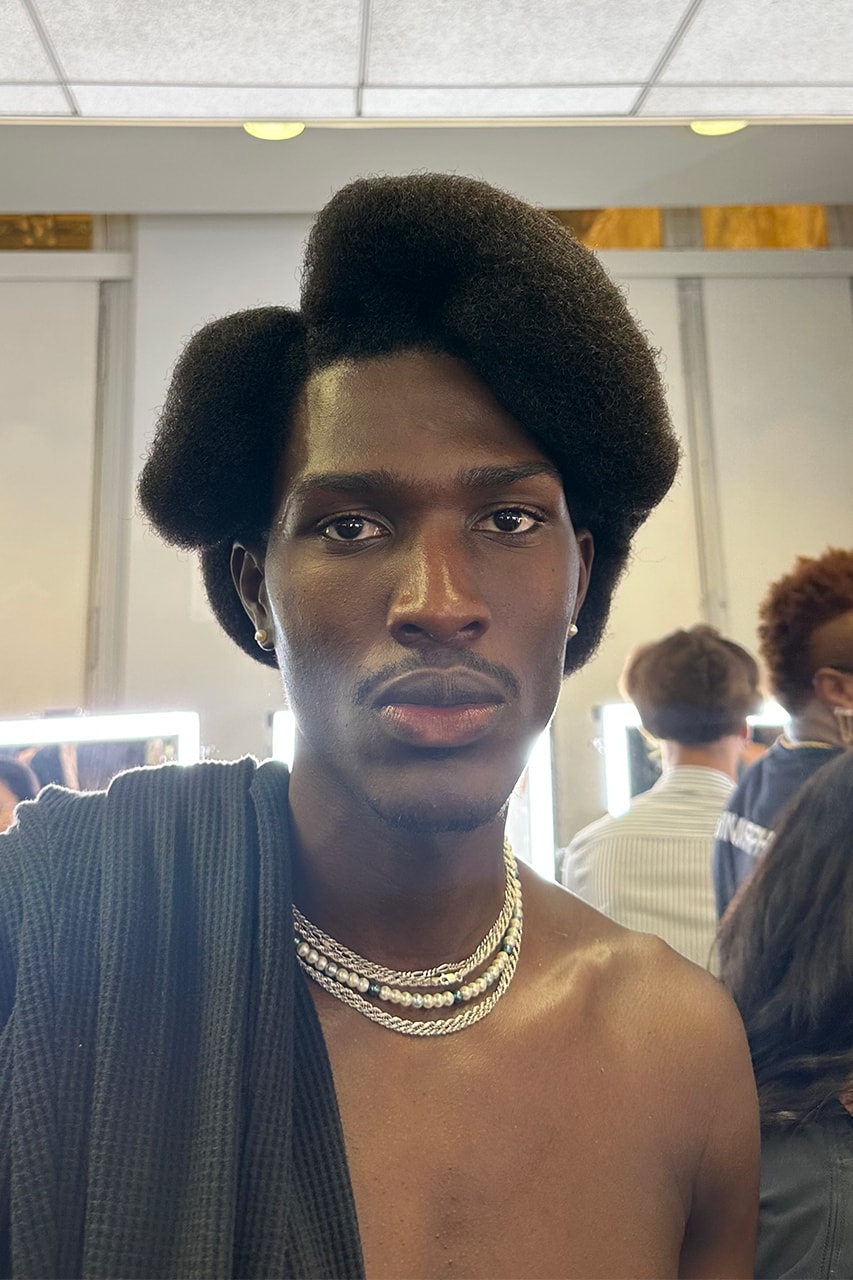 Willy Chavarria NYFW SS24 Hair Trends Runway