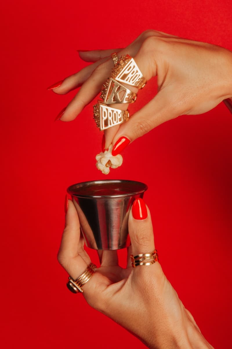 kfc proper chicken popcorn ring gold 