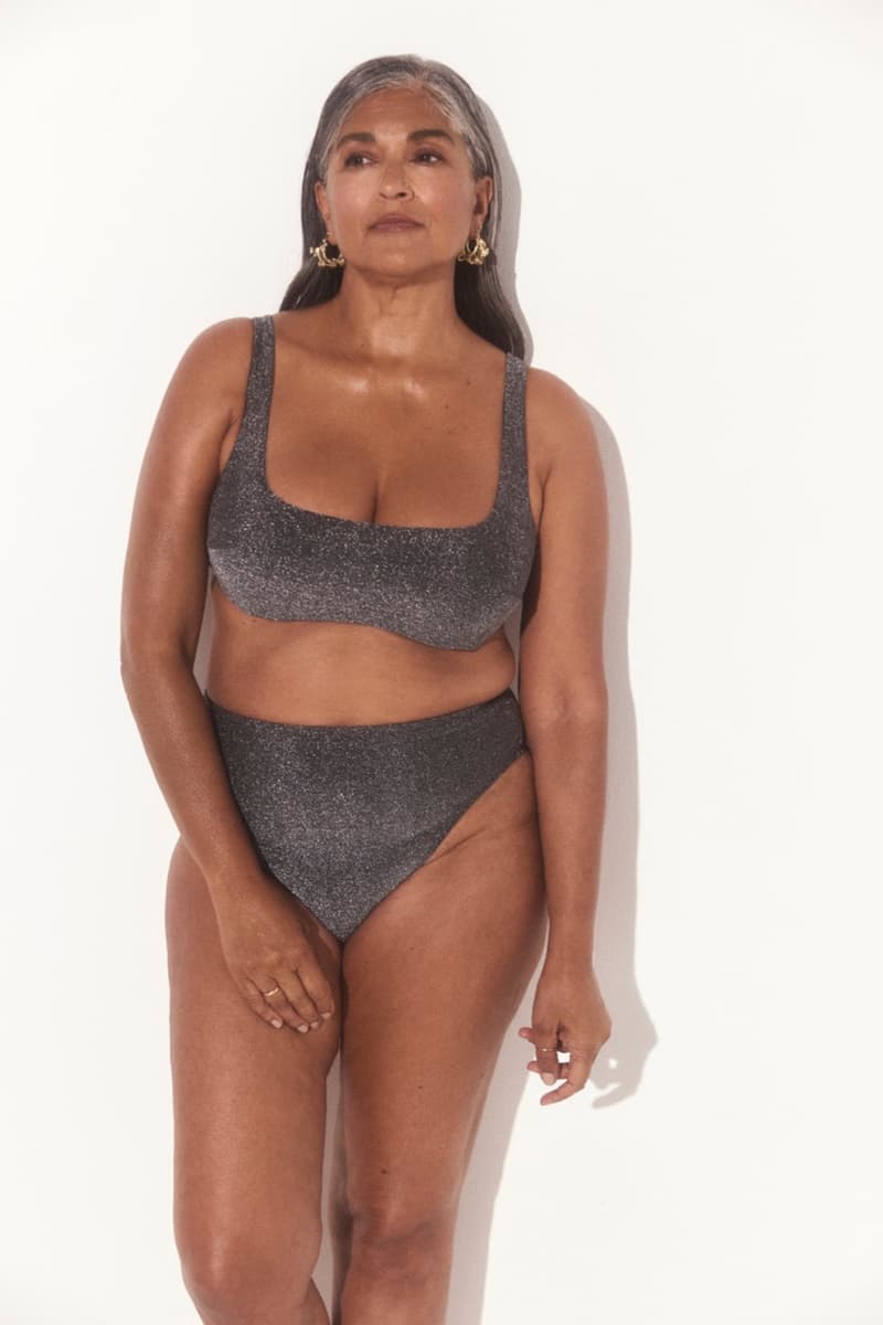 swimwear fuller bust dd bra bikini swimsuit glitter silver green grape