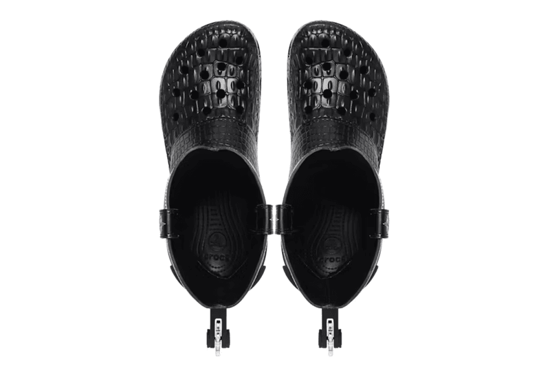 crocs classic clog cowboy boot shoe western black