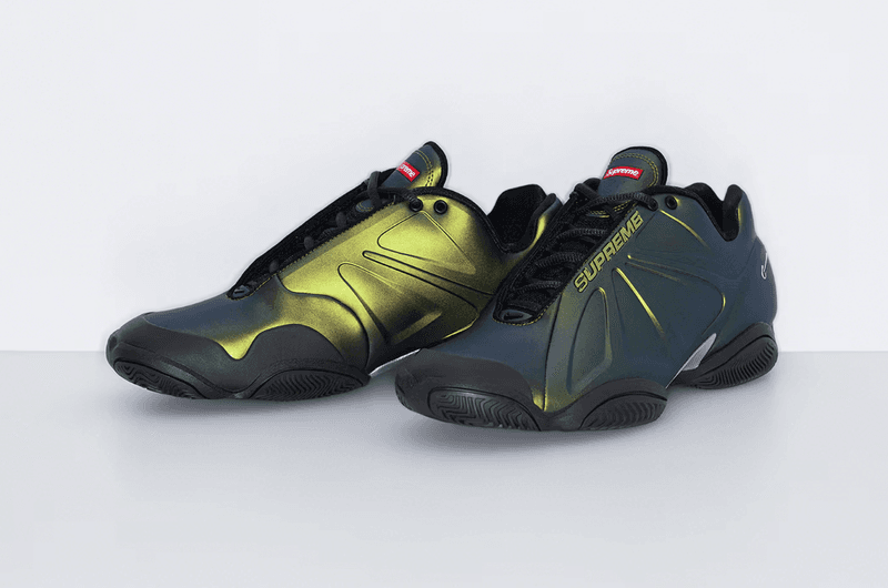 supreme nike courtposite footwear sneakers 