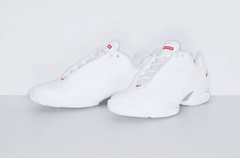 supreme nike courtposite footwear sneakers 