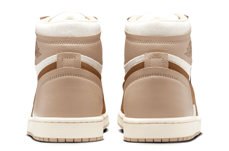 air jordan 1 high sneaker medium brown beige suede