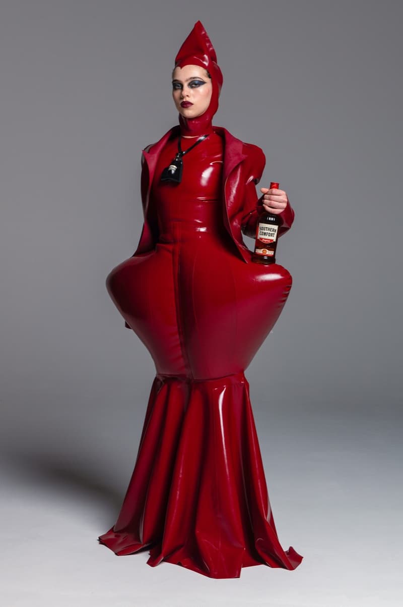 harri halloween inflatable latex balloon southern comfort alcohol red black