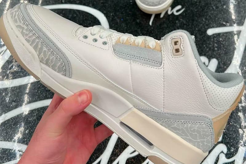 jordan brand air jordan 3 craft "ivory" release date price information where to buy sneakers footwear