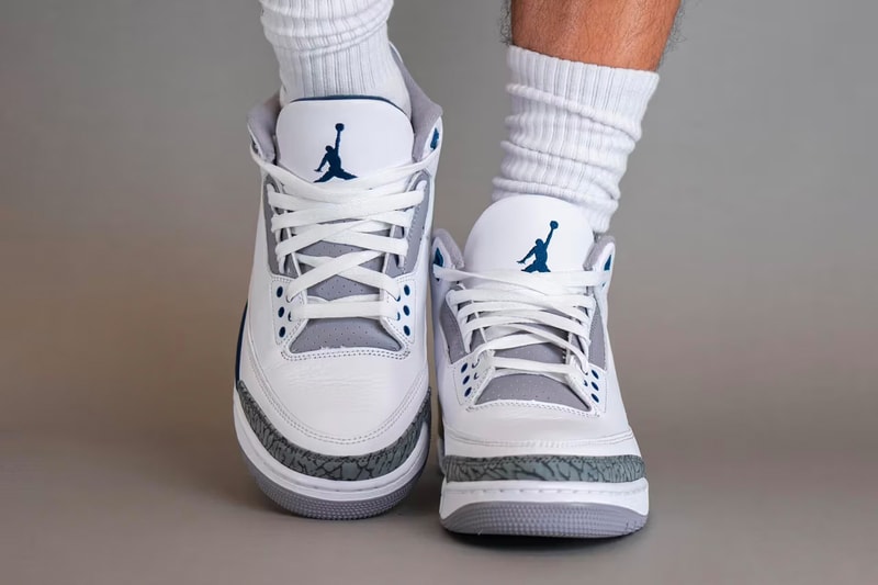 jordan brand air jordan 3 "midnight navy" sneakers footwear release information price where to buy nike SNKRS