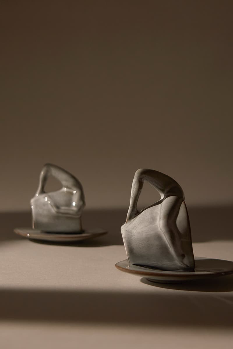 anissa kermiche tit tea plates cups saucers espresso teapot bodies female form