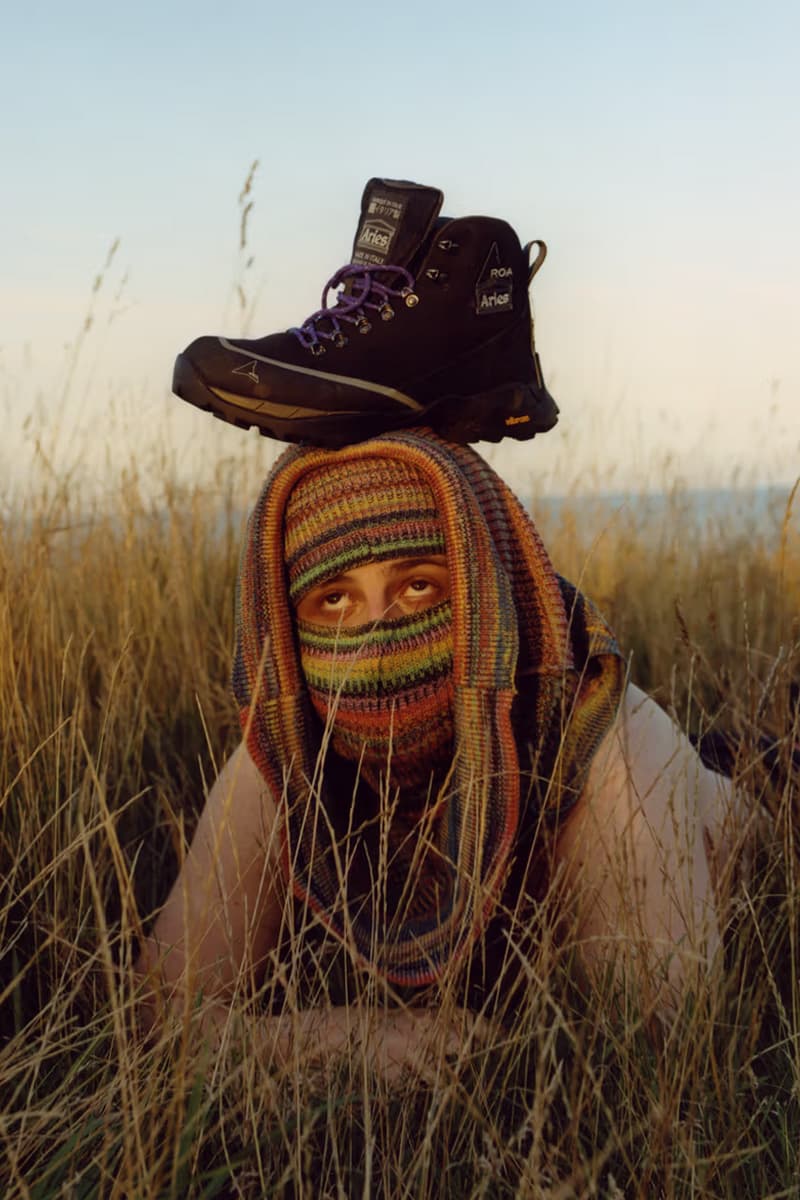 aries roa footwear collaboration campaign details