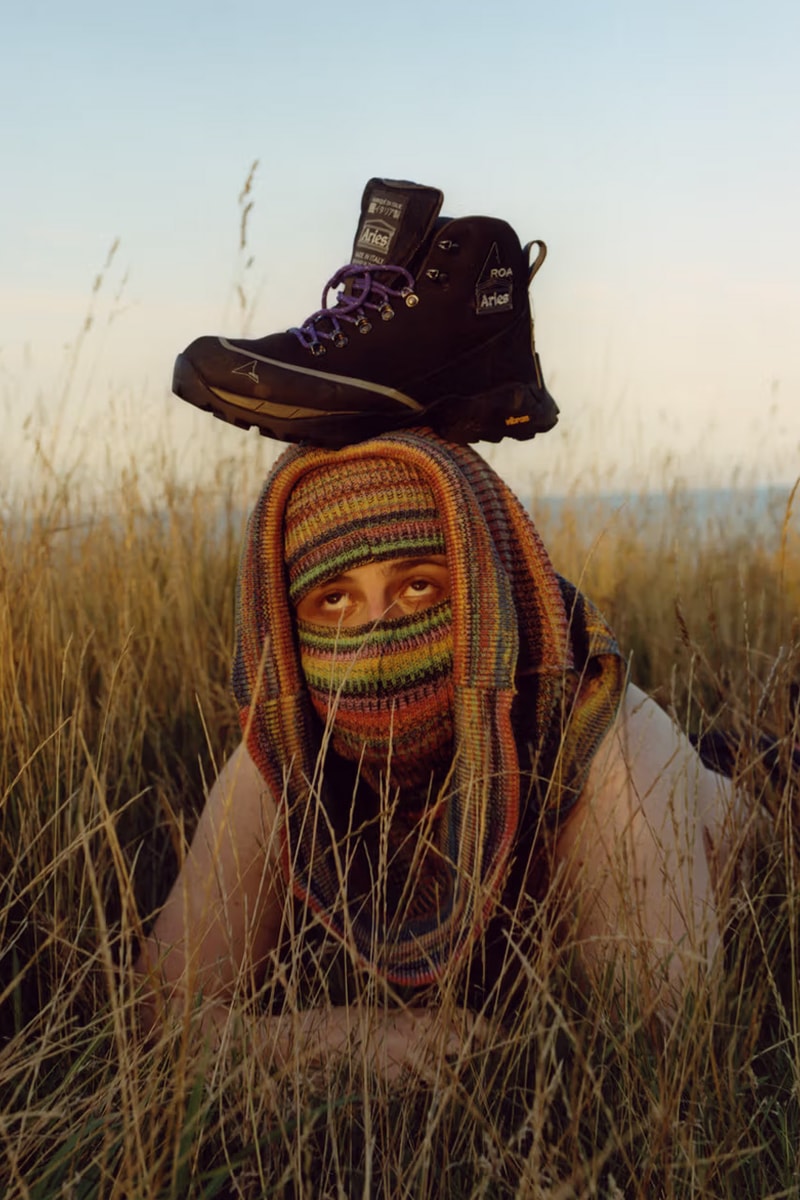 aries roa footwear collaboration campaign details