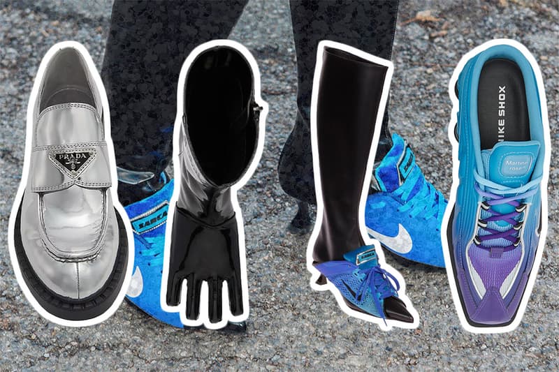 best footwear trends fashion week spring summer 2024 street style images