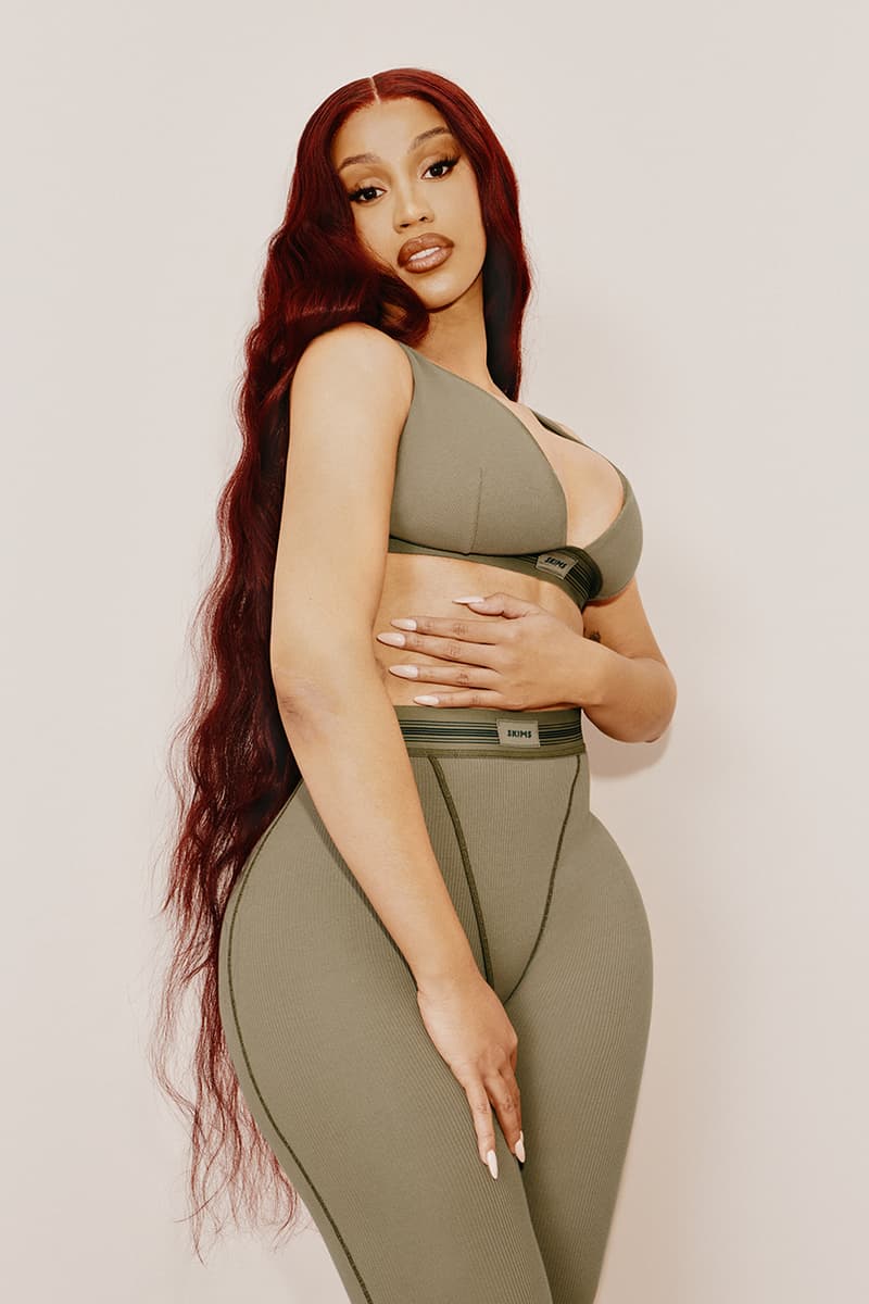 cardi b SKIMS cotton campaign 