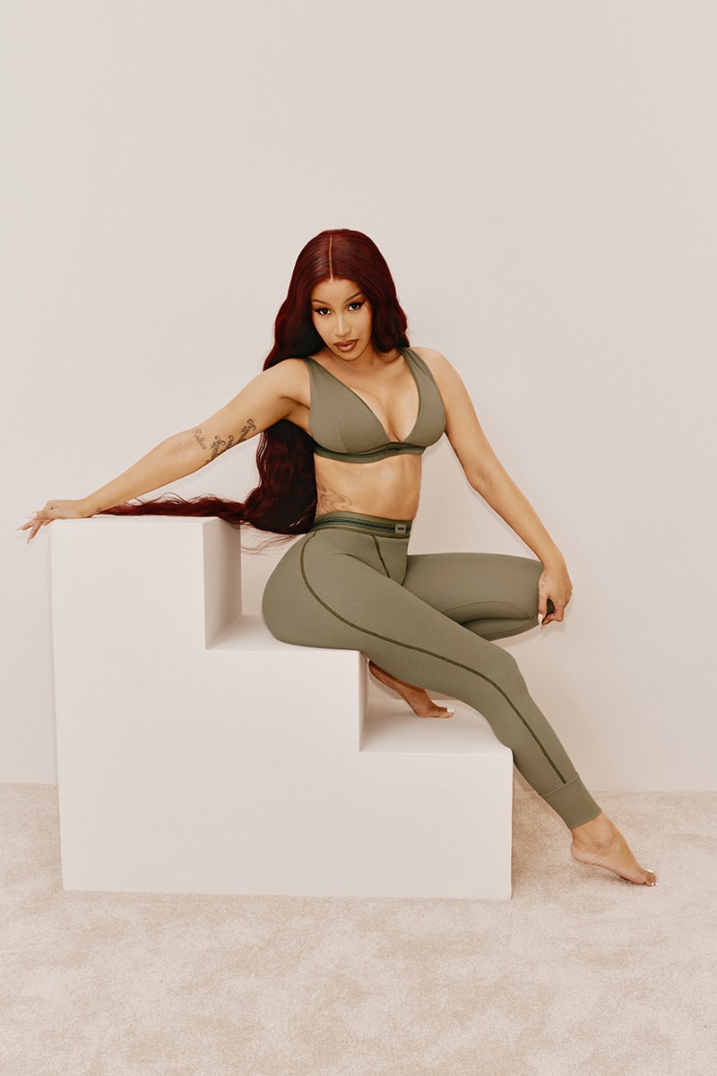 cardi b SKIMS cotton campaign 