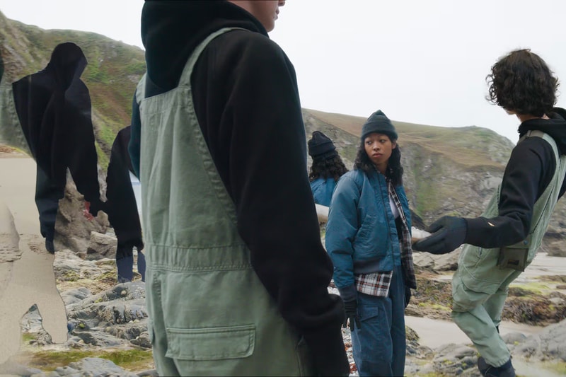 carhartt WIP fall winter 2023 "tour" campaigns outerwear vests blankets technical pants 