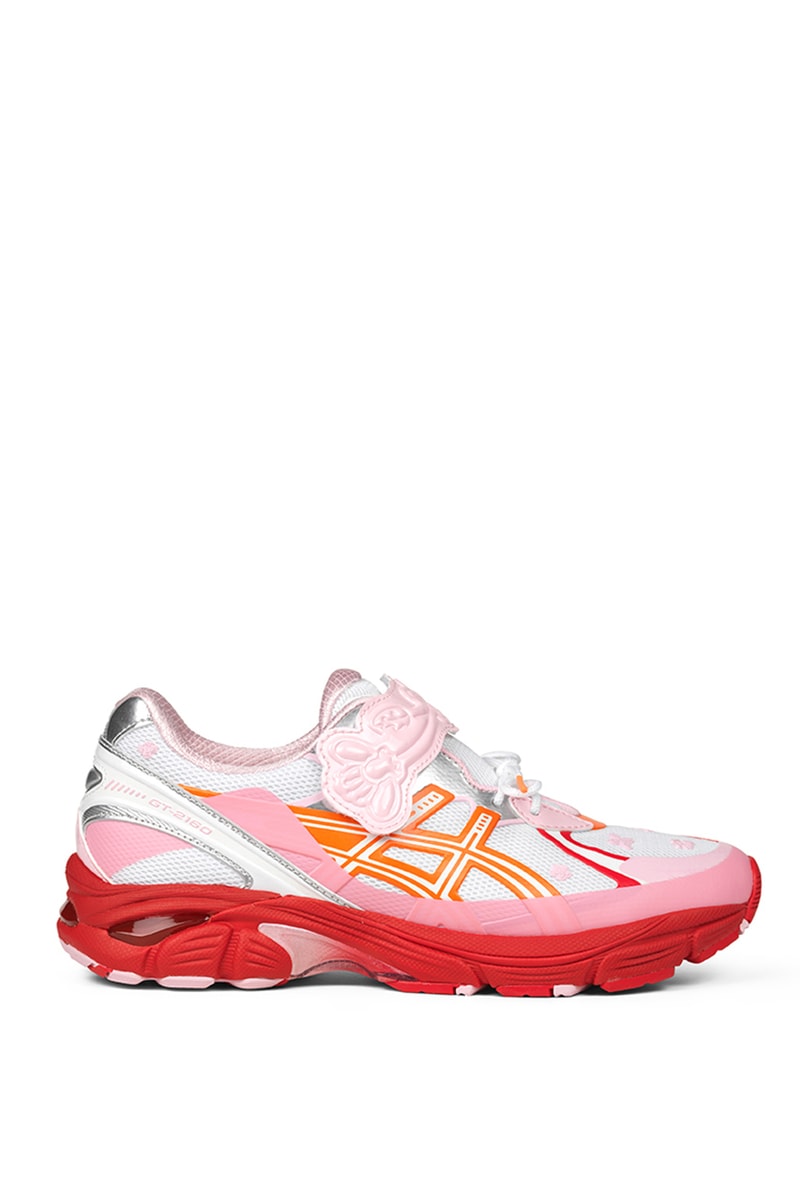 cecilie bahnsen asics sneakers pink blue white red