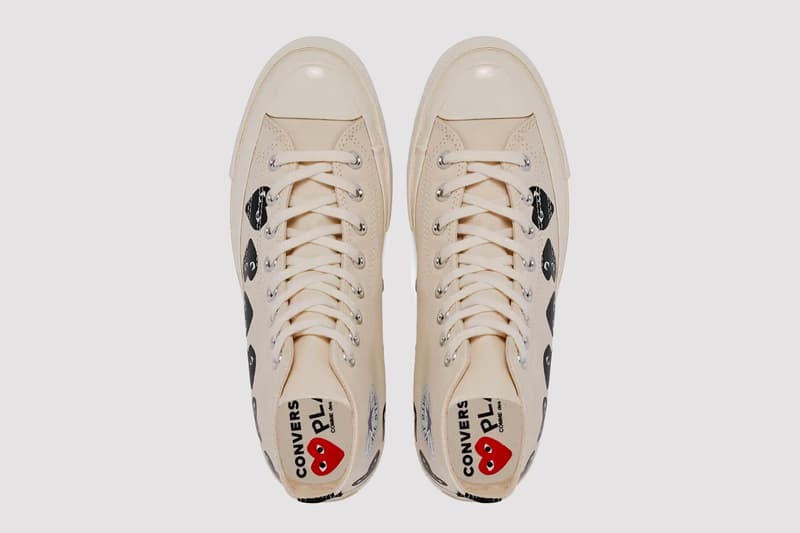 COMME des GARÇONS Play  Converse  Chuck 70 footwear collaboration sneakers release info where to buy 
