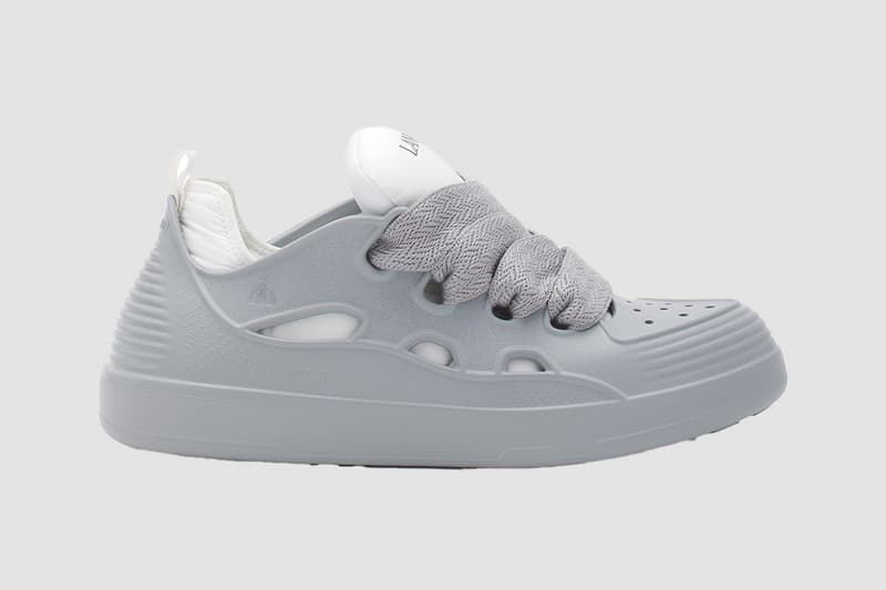 lanvin curb color block rubber sneakers release details