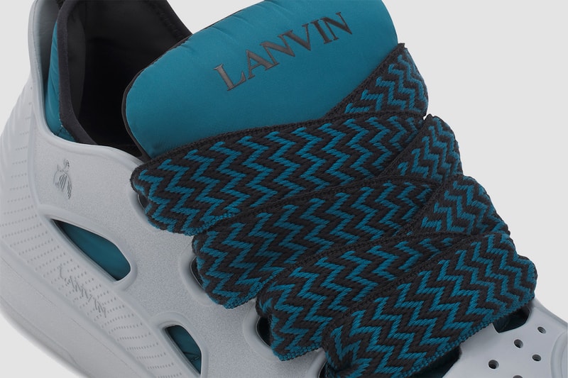 lanvin curb color block rubber sneakers release details