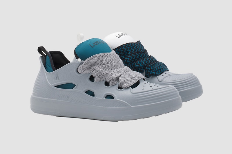 lanvin curb color block rubber sneakers release details