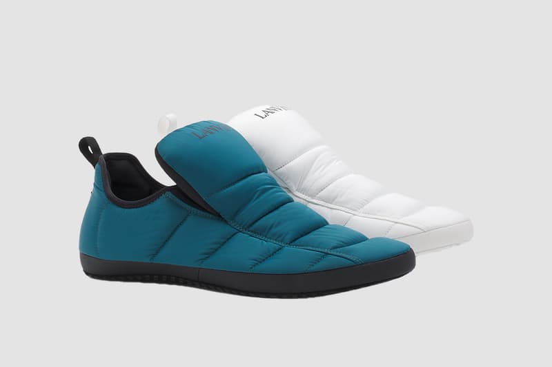 lanvin curb color block rubber sneakers release details