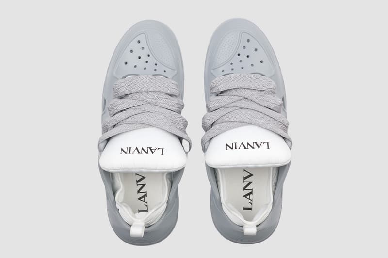 lanvin curb color block rubber sneakers release details