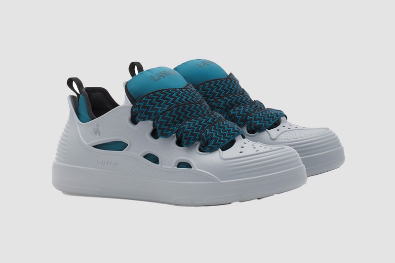lanvin curb color block rubber sneakers release details