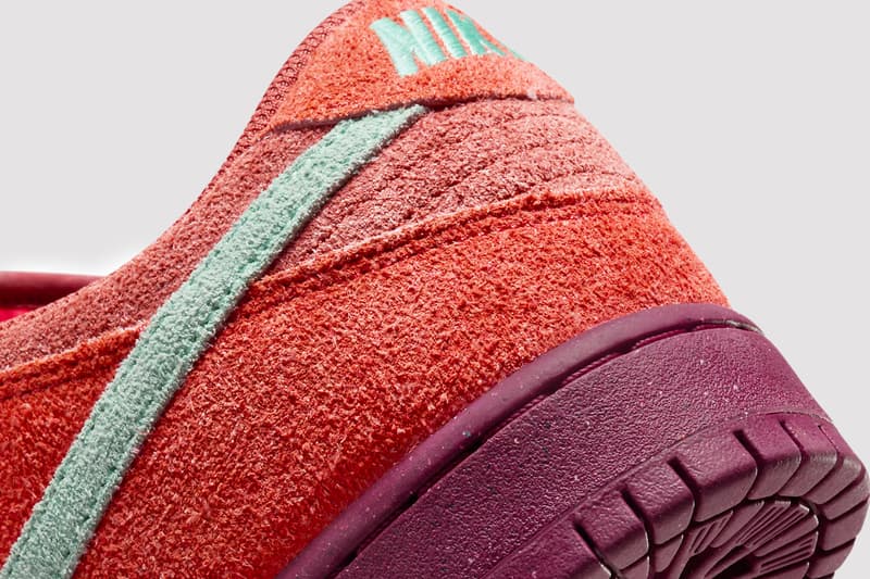 nike sb dunk low mystic red sneakers footwear release price information 