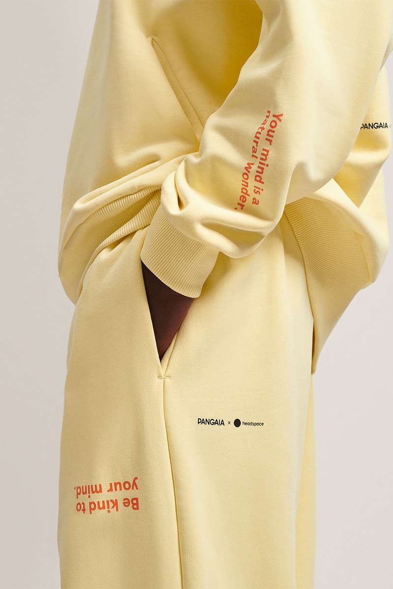 pangaia headspace collab limited-edition capsule images details