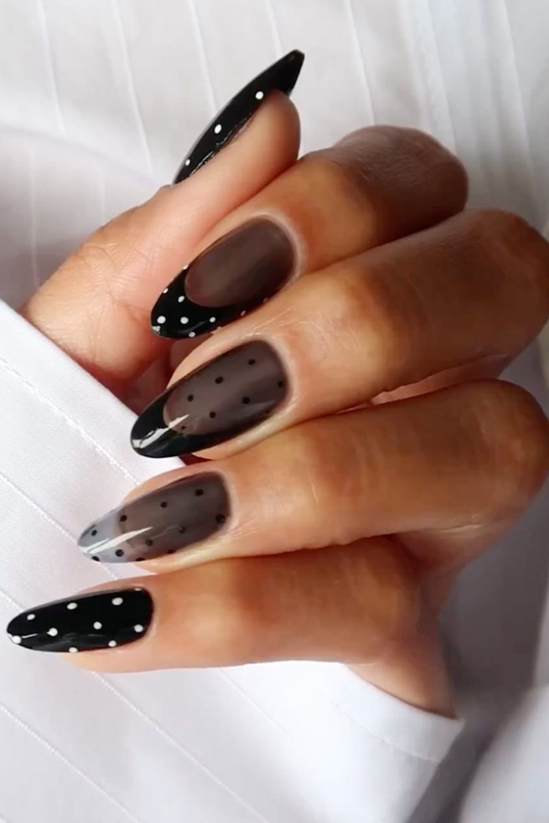 Printed Pantyhose Manicure Nails Nail Art Fall Trends Photos Instagram