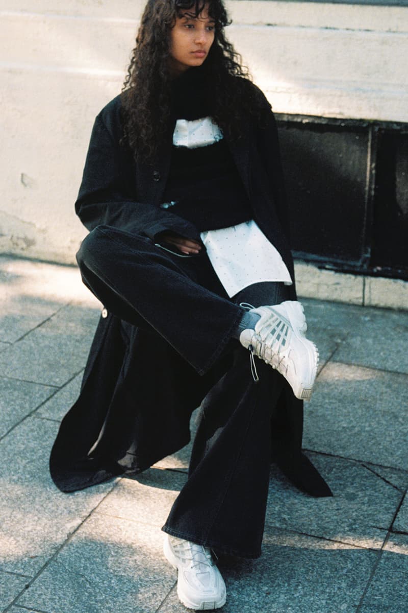 mm6 maison margiela salomon collaboration acs sneaker blue black