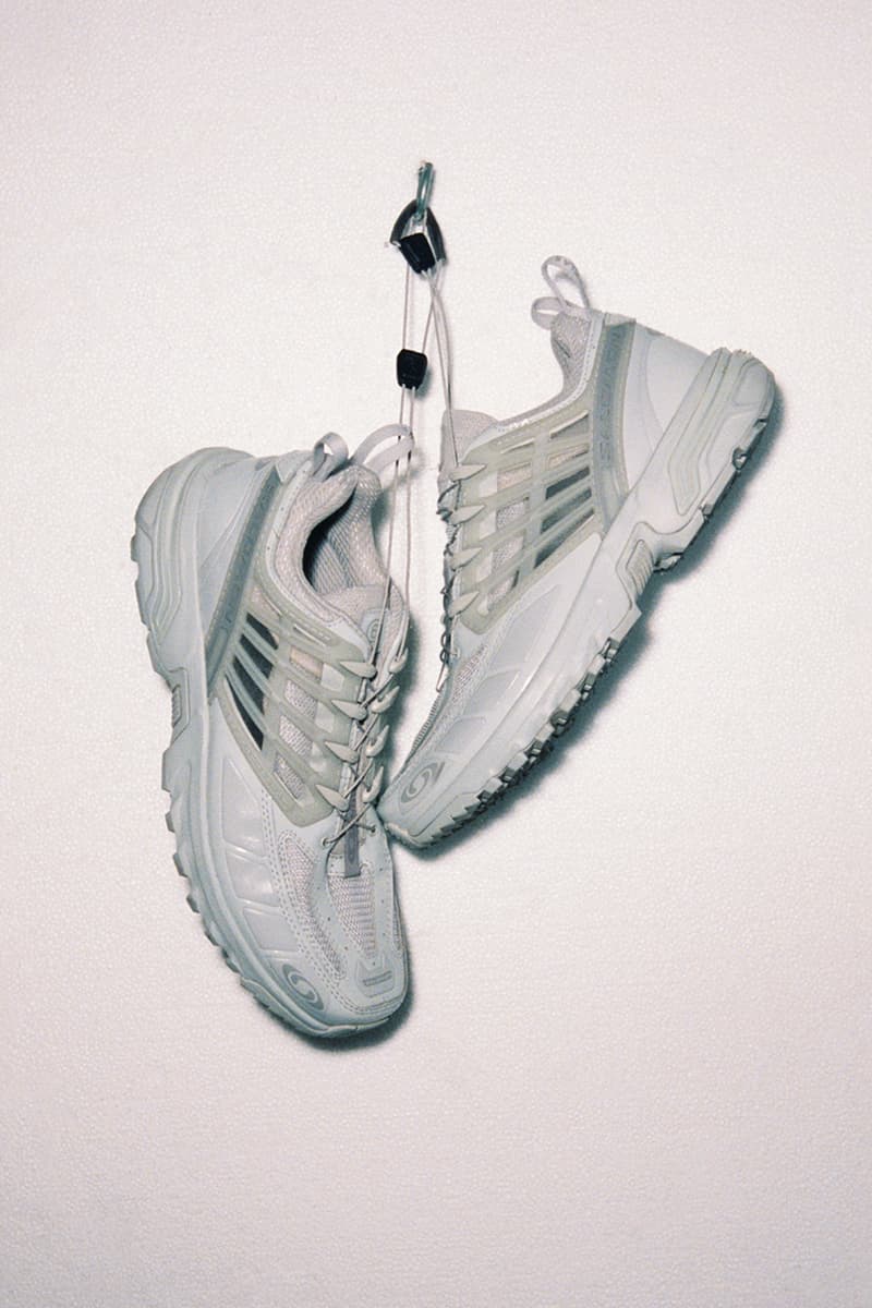 mm6 maison margiela salomon collaboration acs sneaker blue black