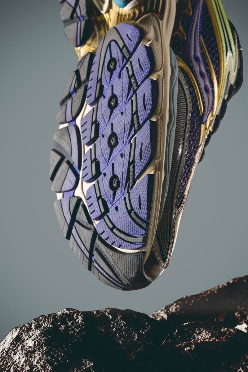 saucony progrid omni 9 crystal cave sneaker series autumn winter 2023 footwear collection limited edition release exclusive shoe