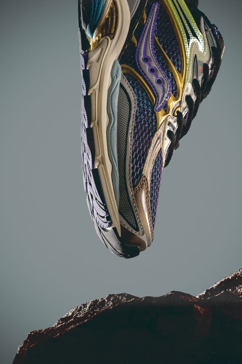 saucony progrid omni 9 crystal cave sneaker series autumn winter 2023 footwear collection limited edition release exclusive shoe