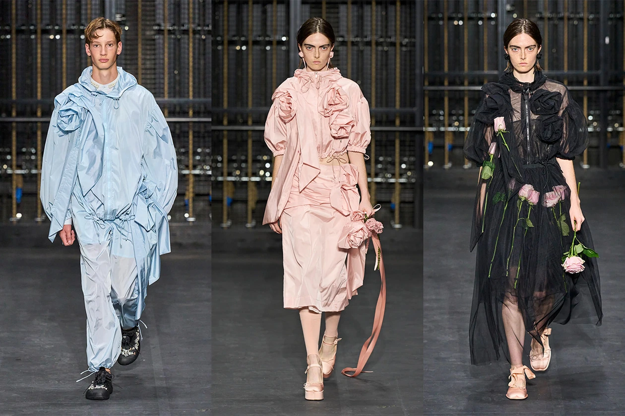 Fashion Week, Paris, London, Milan, SS24, Trends, Roses, Runways, Sandy Liang, Marni, Undercover 