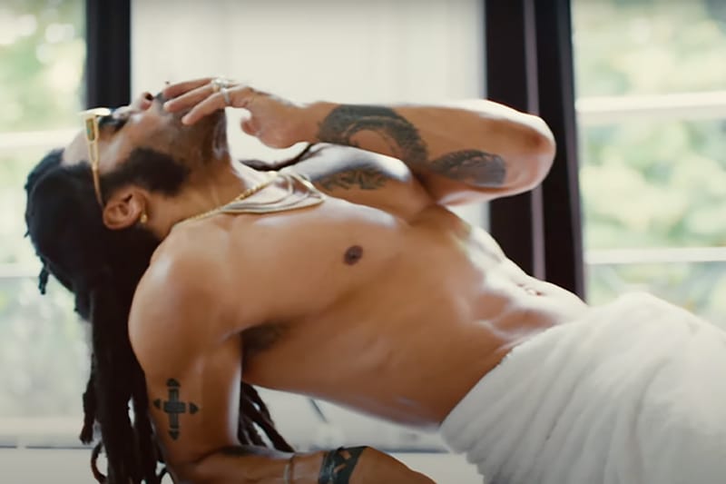 Lenny Kravitz Poses Nude In Steamy "TK421" Music Video