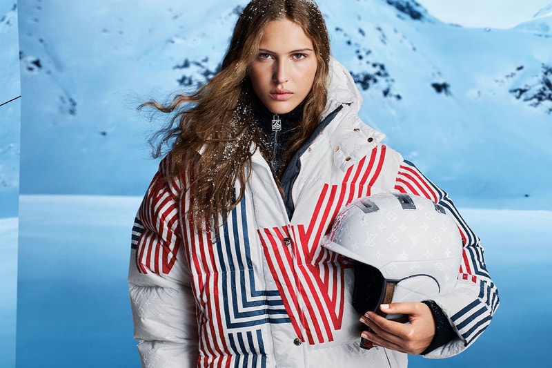 louis vuitton ski collection bags shearling jackets puffer boots