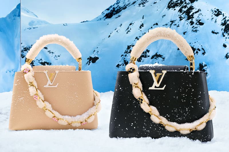 louis vuitton ski collection bags shearling jackets puffer boots
