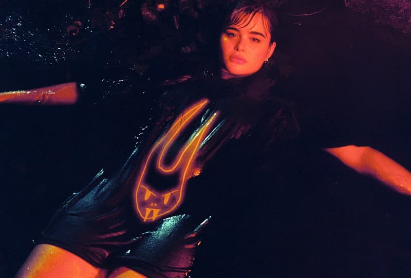 barbie ferreira levis campaign denim coat top jacket