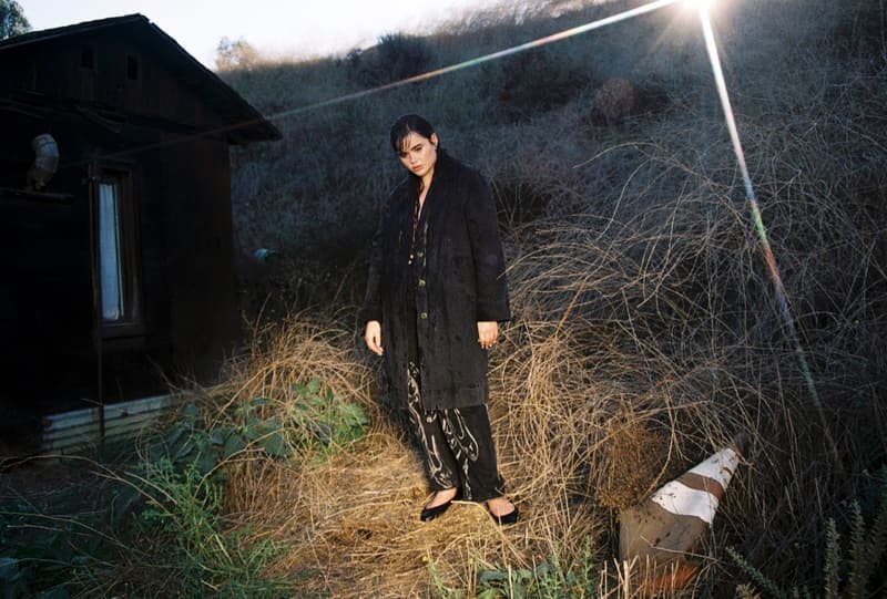 barbie ferreira levis campaign denim coat top jacket