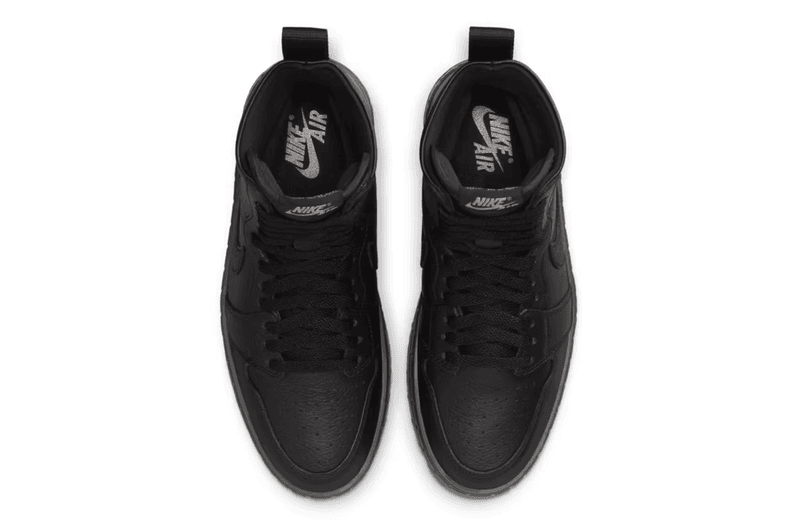 nike jordan brand boot platform black shoe logo