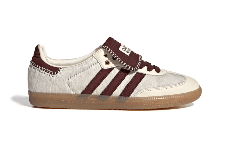 wales bonner adidas samba sneaker black brown leopard beige