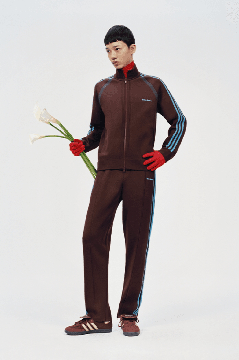 wales bonner adidas samba sneaker black brown leopard beige