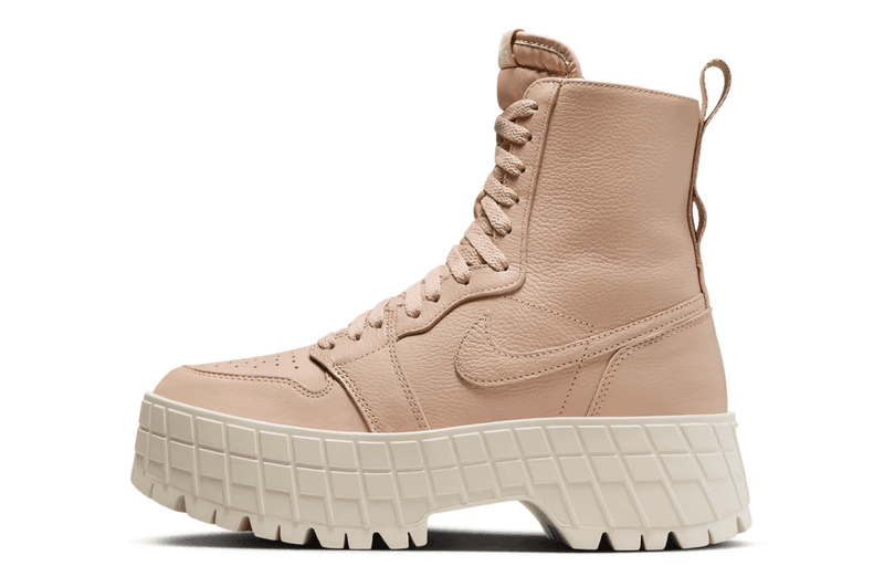 nike jordan brand boot platform black shoe logo