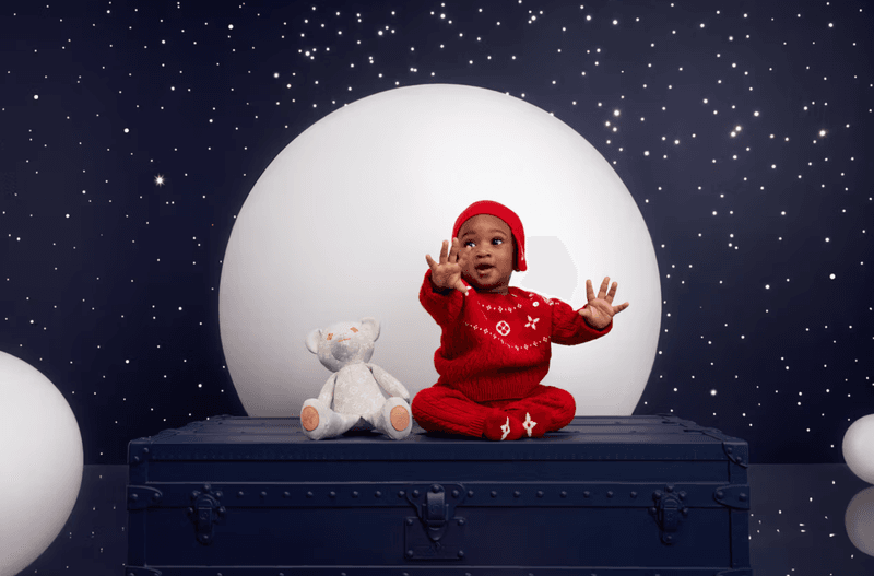 louis vuitton holiday babies cute kids christmas winter gifts