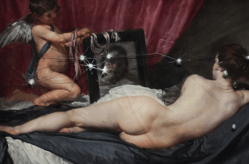 climate activists just stop oil painting glass portrait gallery london