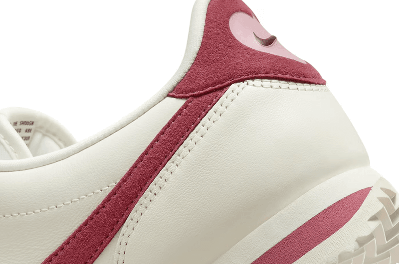 nike valentine's day air force 1 cortez sneaker red pink white