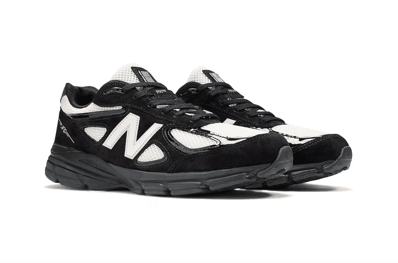 joe freshgoods new balance 990v belly black white blue cream sneakers