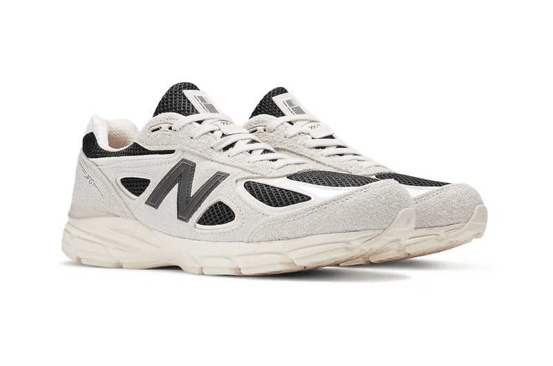 joe freshgoods new balance 990v belly black white blue cream sneakers