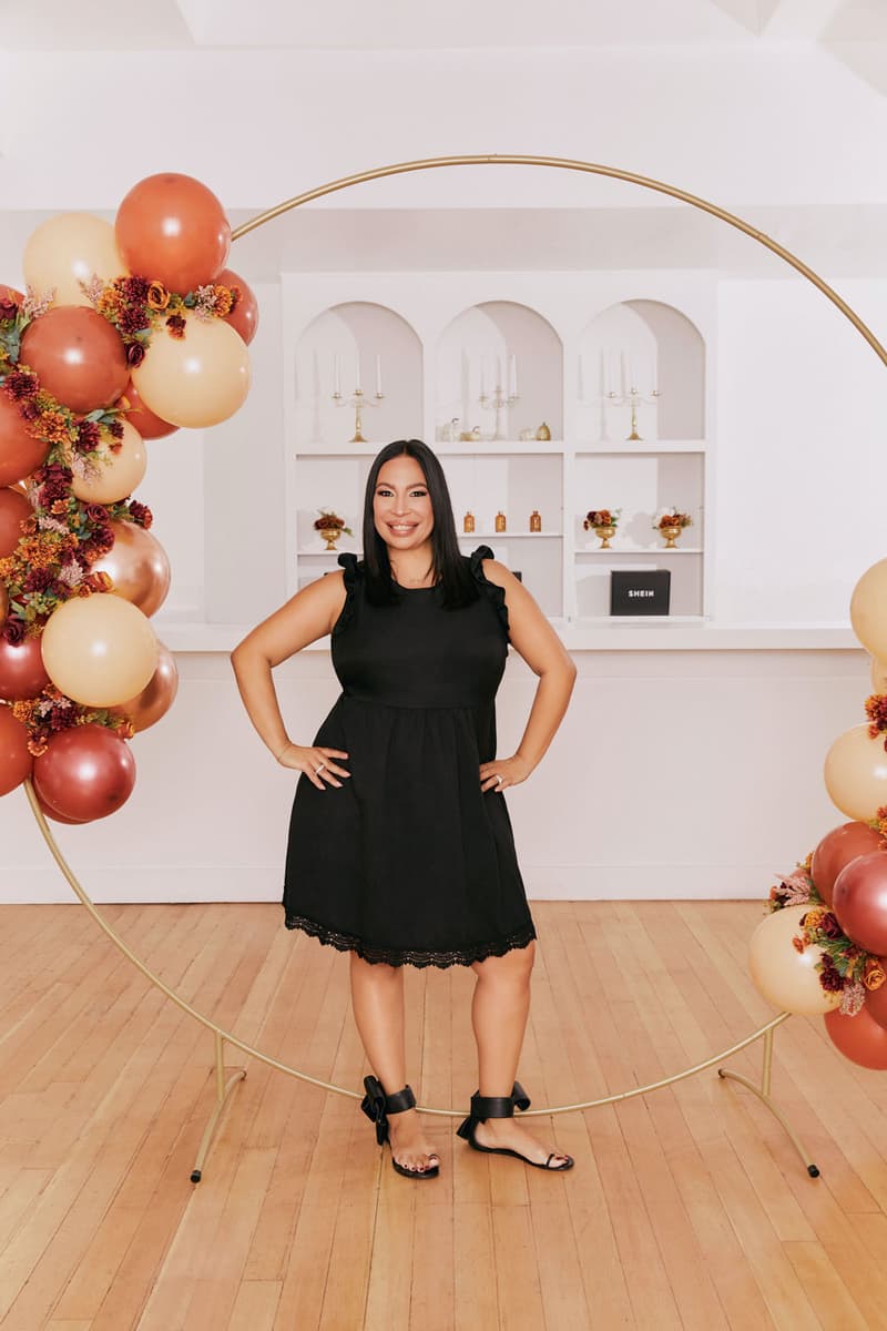 shein wife of the party seasonal shopping edit jena frumes tablescape table setting candle holders balloons friendsgiving holiday events hosting